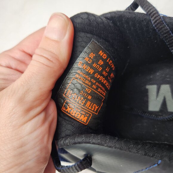 Worx Red Wing Lithium Blue Work Shoes Safety Toe Teel Toe ASTM Men's 12 - Picture 9 of 9